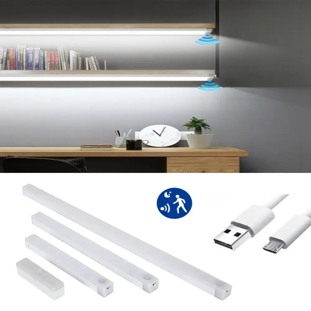 Desk Setup Led Strip - PIR Motion Sensor LED Night Light