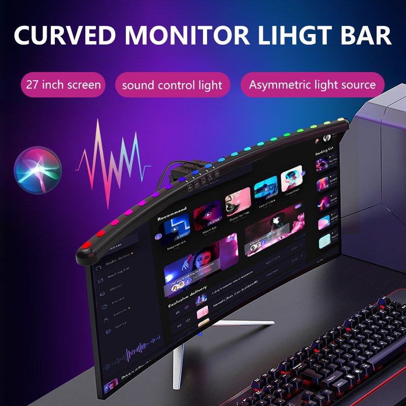 RGB Light Bar Monitor Smart Wi - đánh giá và giá Desk Setup Office