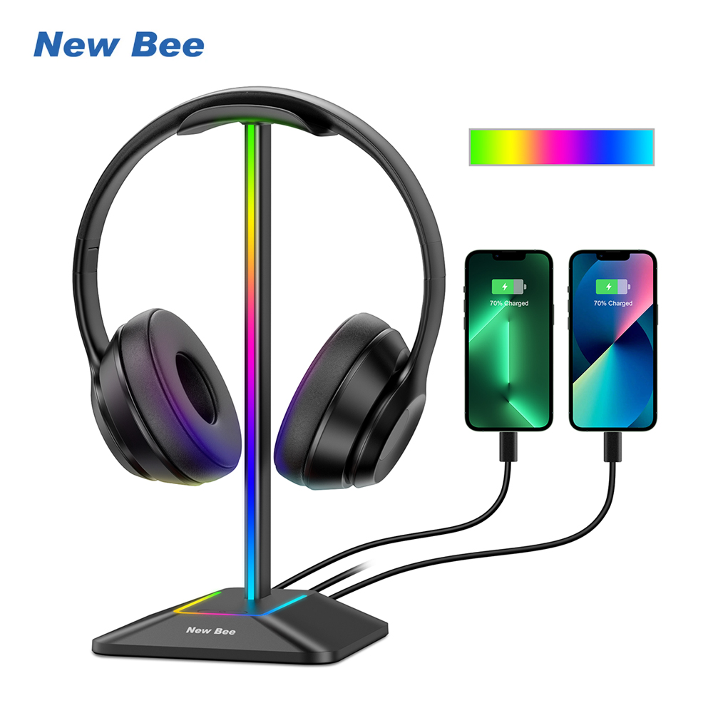 New Bee Z8 RGB Headphones Stan - đánh giá và giá Desk Setup Game