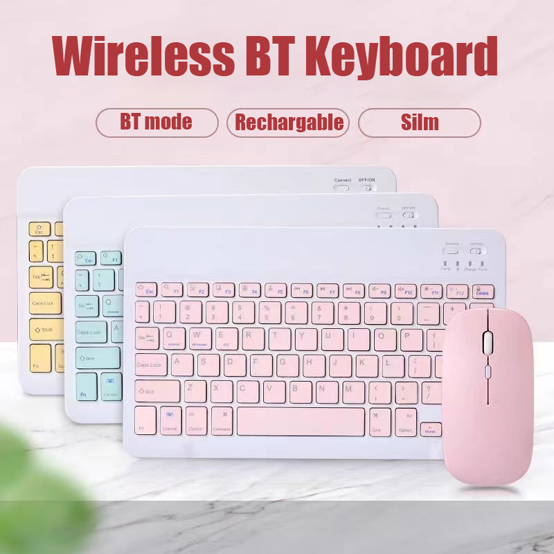 Wireless Keyboard Bluetooth-co - đánh giá và giá Desk Setup Ipad