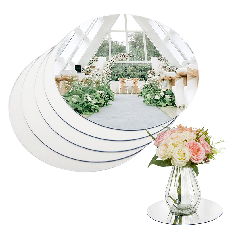 20cm Round Mirror Glass Tray   - đánh giá và giá Desk Setup Background