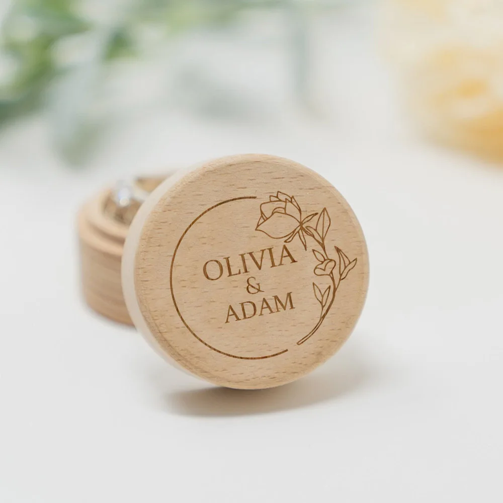 Cá Tính Nhẫn Cưới Hộp Keepsake - đánh giá và giá Ring Binder Box