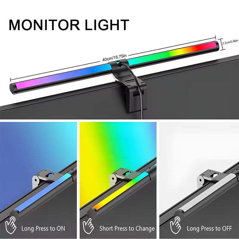 Monitor Light Bar LED Computer - đánh giá và giá Desk Setup Light