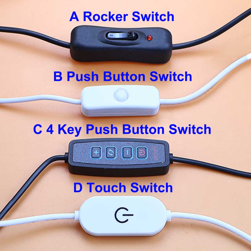 5V Switch Power Supply Wire US - đánh giá và giá Desk Setup Led Strip