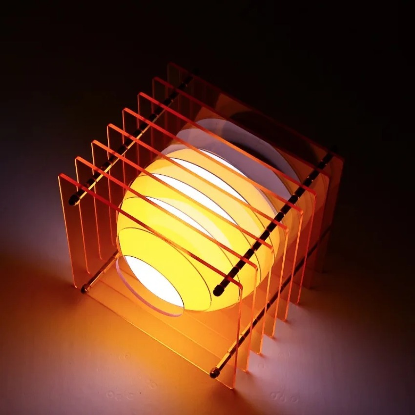 DIY Acrylic Thousand Layer Lam - đánh giá và giá Desk Setup Light
