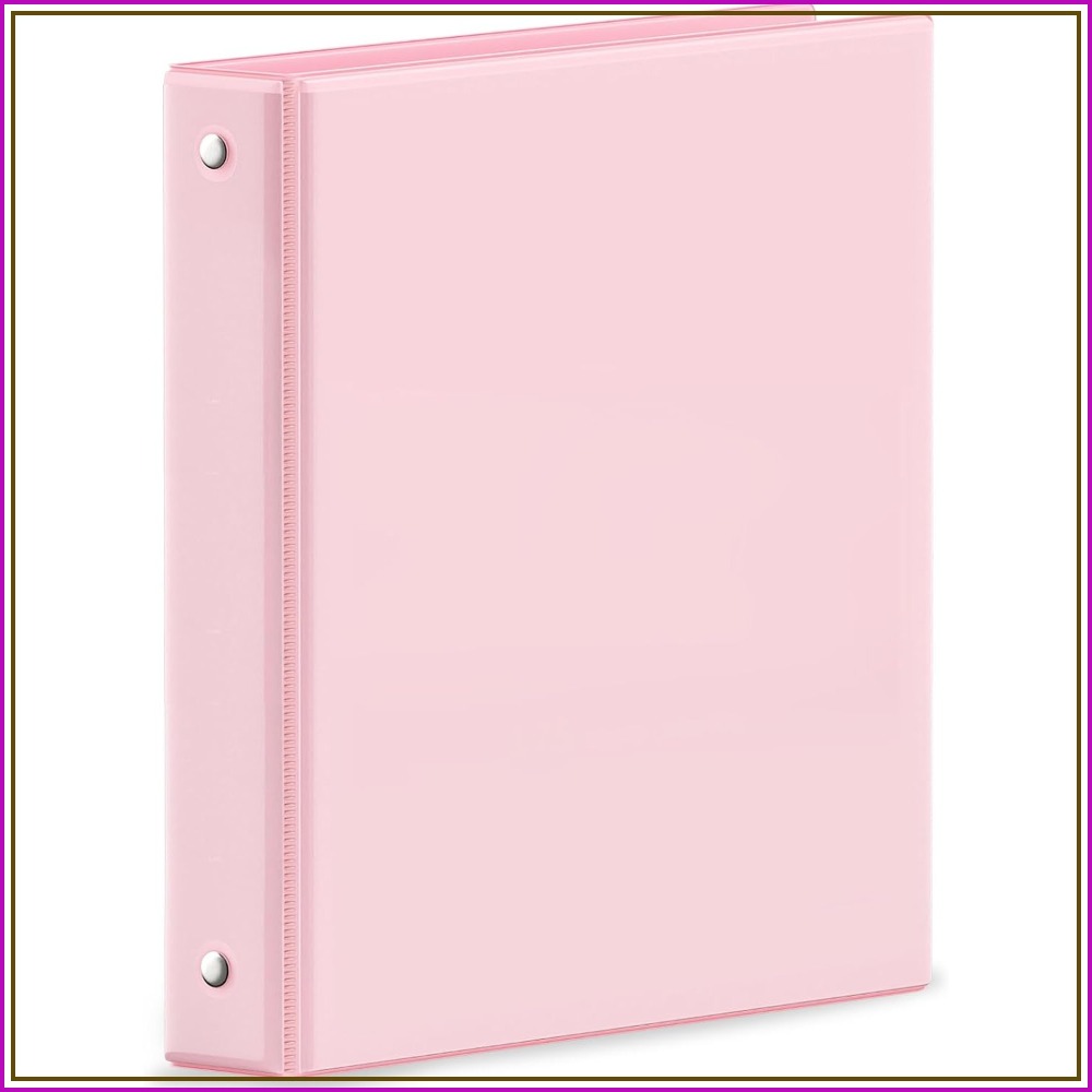 1 Inch 3 Ring Binder, Pink, Ho - đánh giá và giá Ring Binder Box