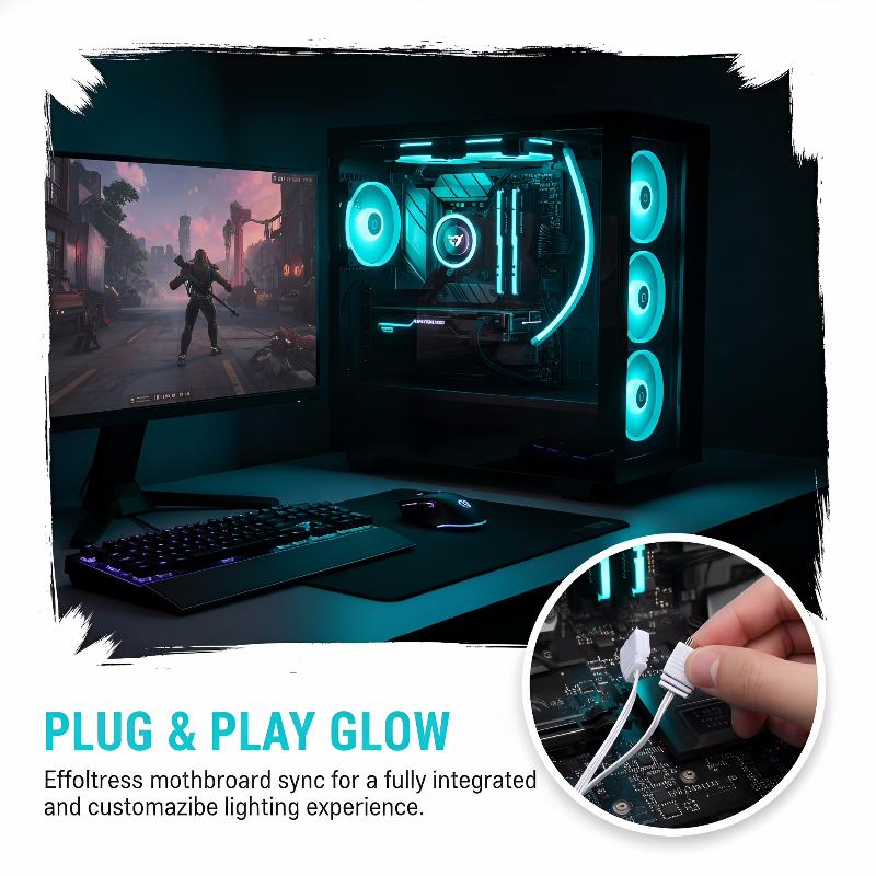 5V 3PIN ARGB Decorative Light  - đánh giá và giá Desk Setup Led Strip