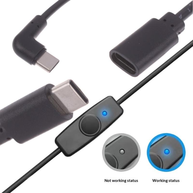 New 1/3Pcs USB-C To Type C Pow - đánh giá và giá Desk Setup Led Strip