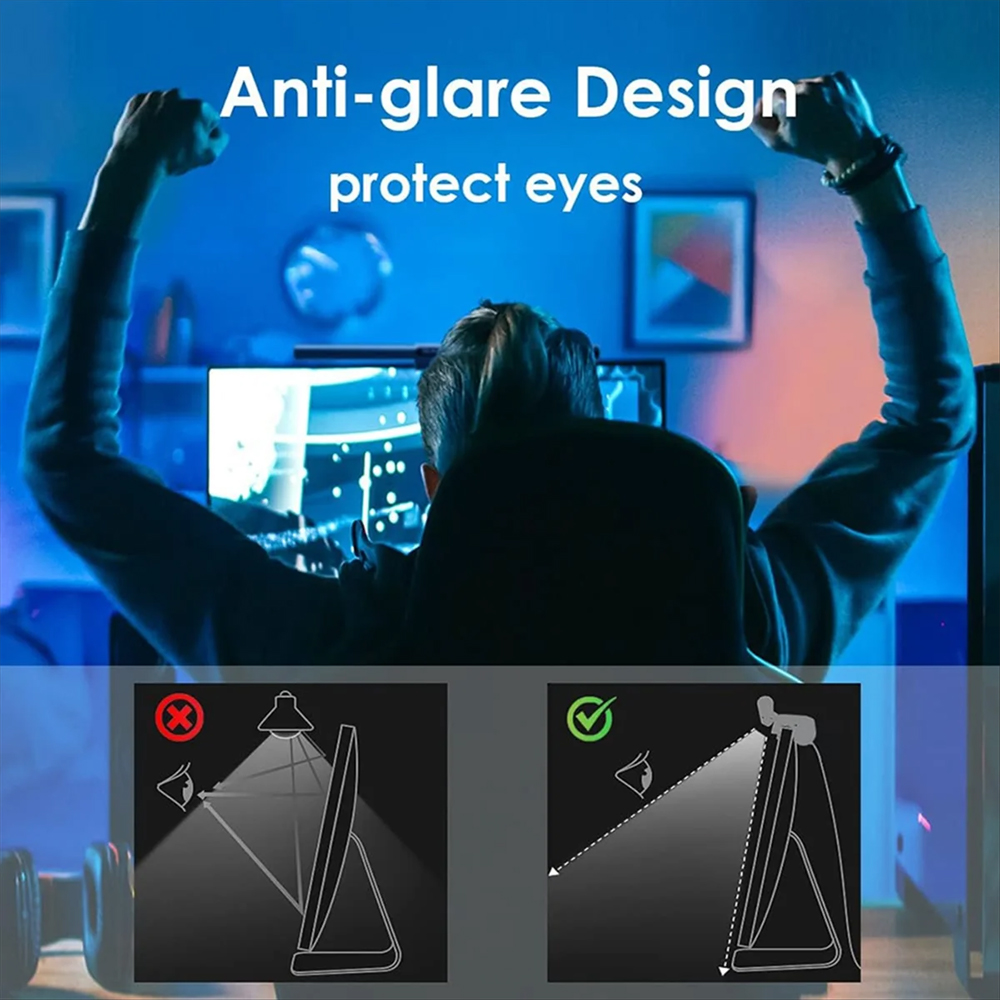 2PCS RGB Monitor Light Bar Set - đánh giá và giá Desk Setup Bedroom