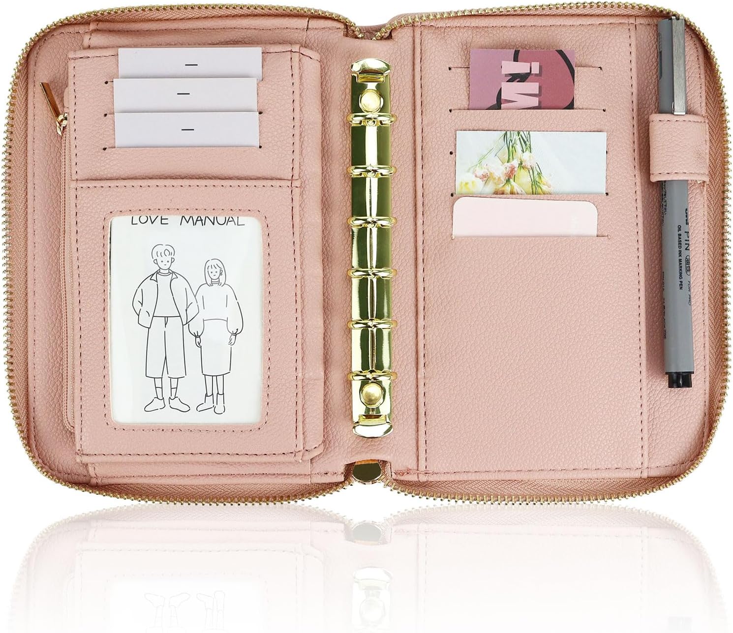 A7 Leather Budget Binder Cash  - đánh giá và giá Ring Binder Box