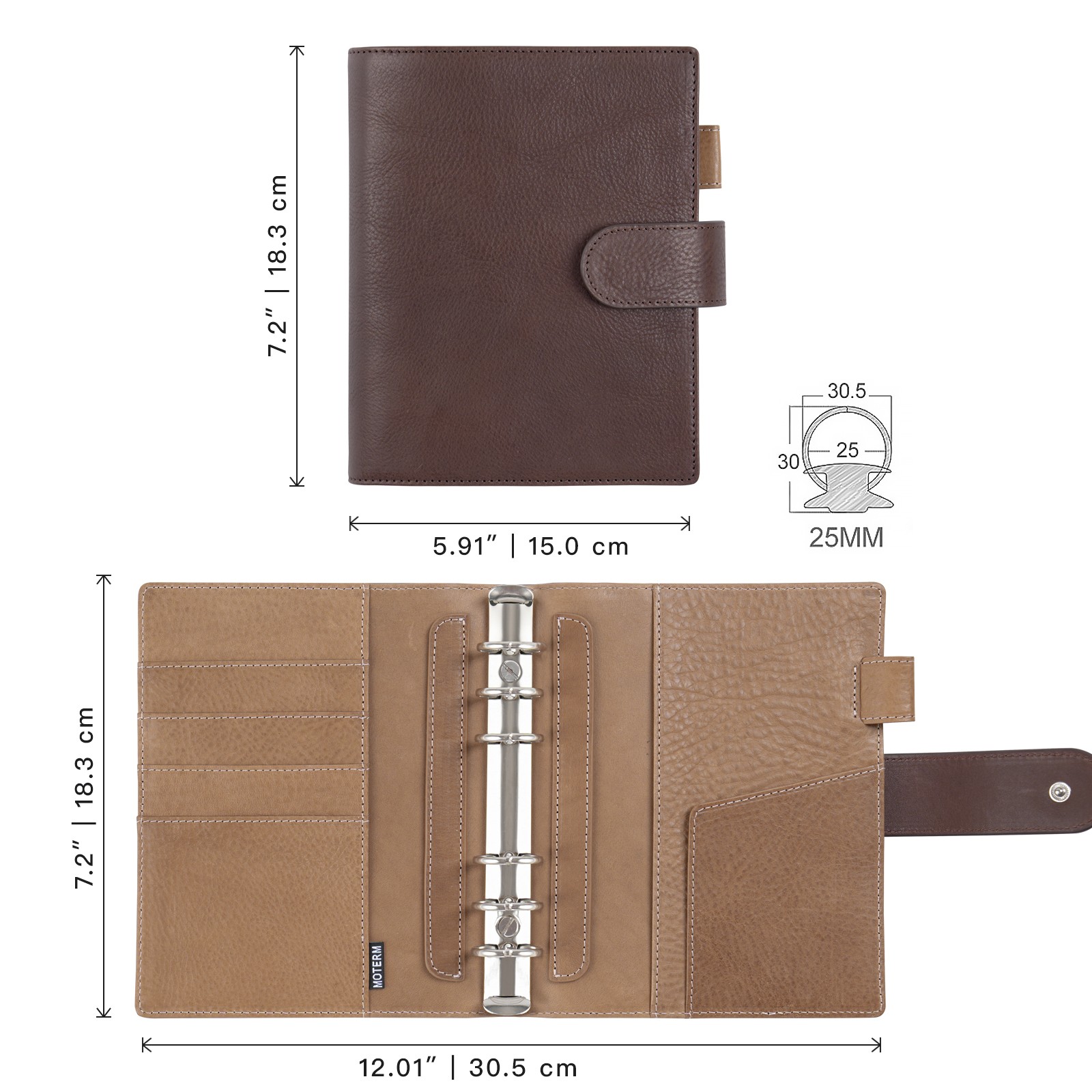 Moterm Franklin Covey Compact  - đánh giá và giá Ring Binder Box