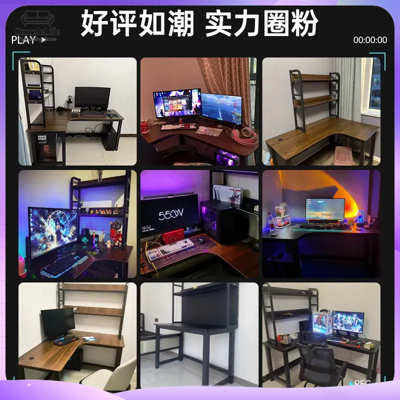 Corner Gaming Desk Computer De - đánh giá và giá Desk Setup Bedroom
