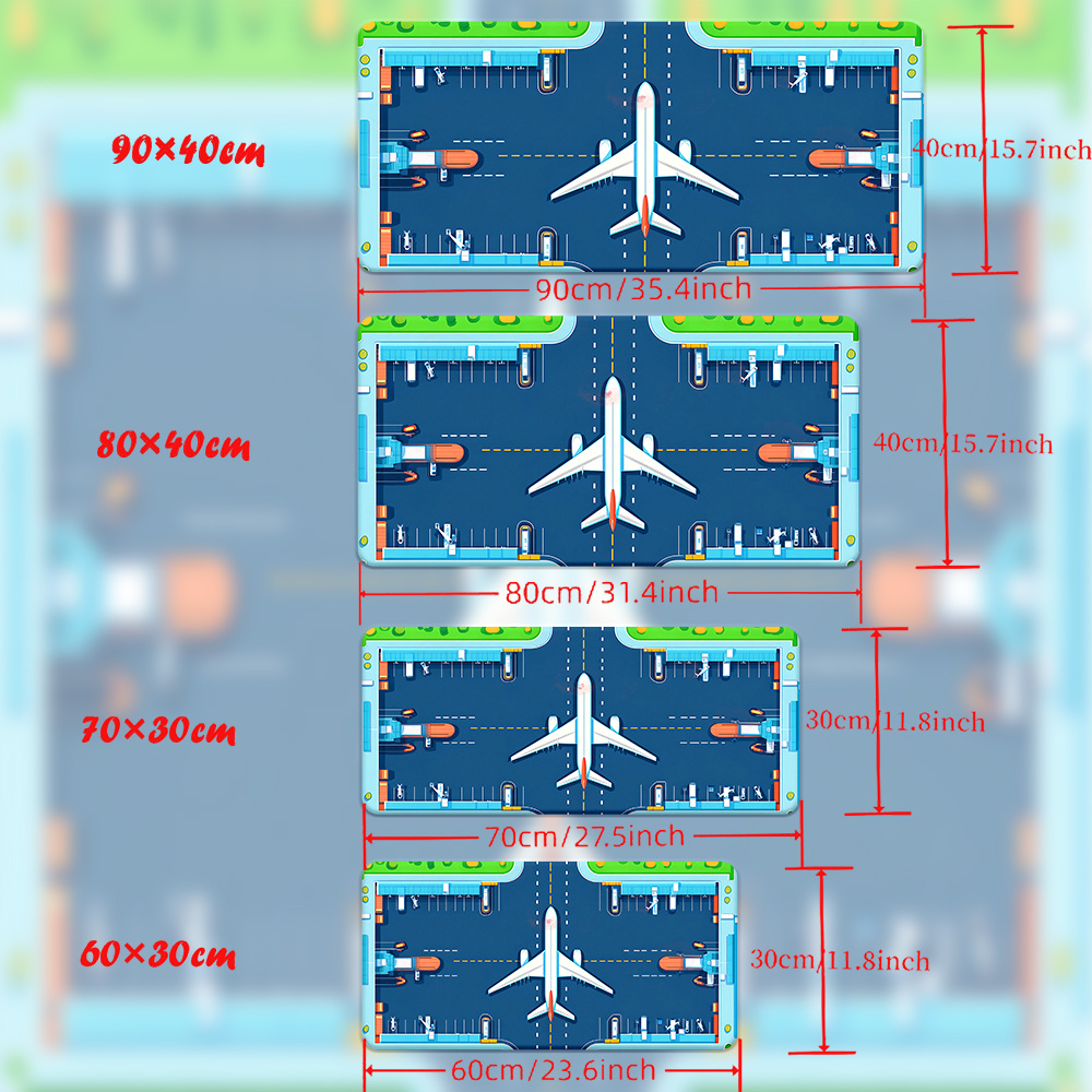 Airplane Runway Mouse Pad Larg - đánh giá và giá Desk Setup Office