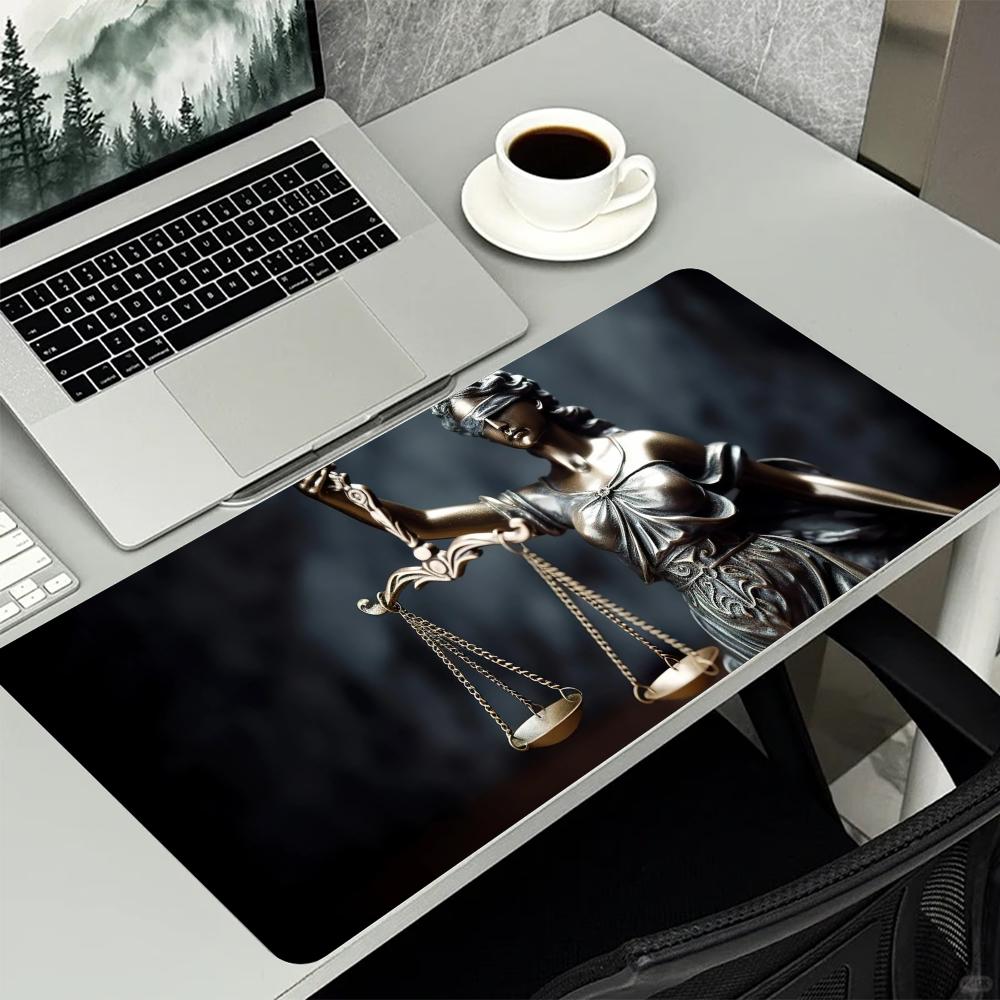 Lady Justice Statue Theme Larg - đánh giá và giá Desk Setup Office