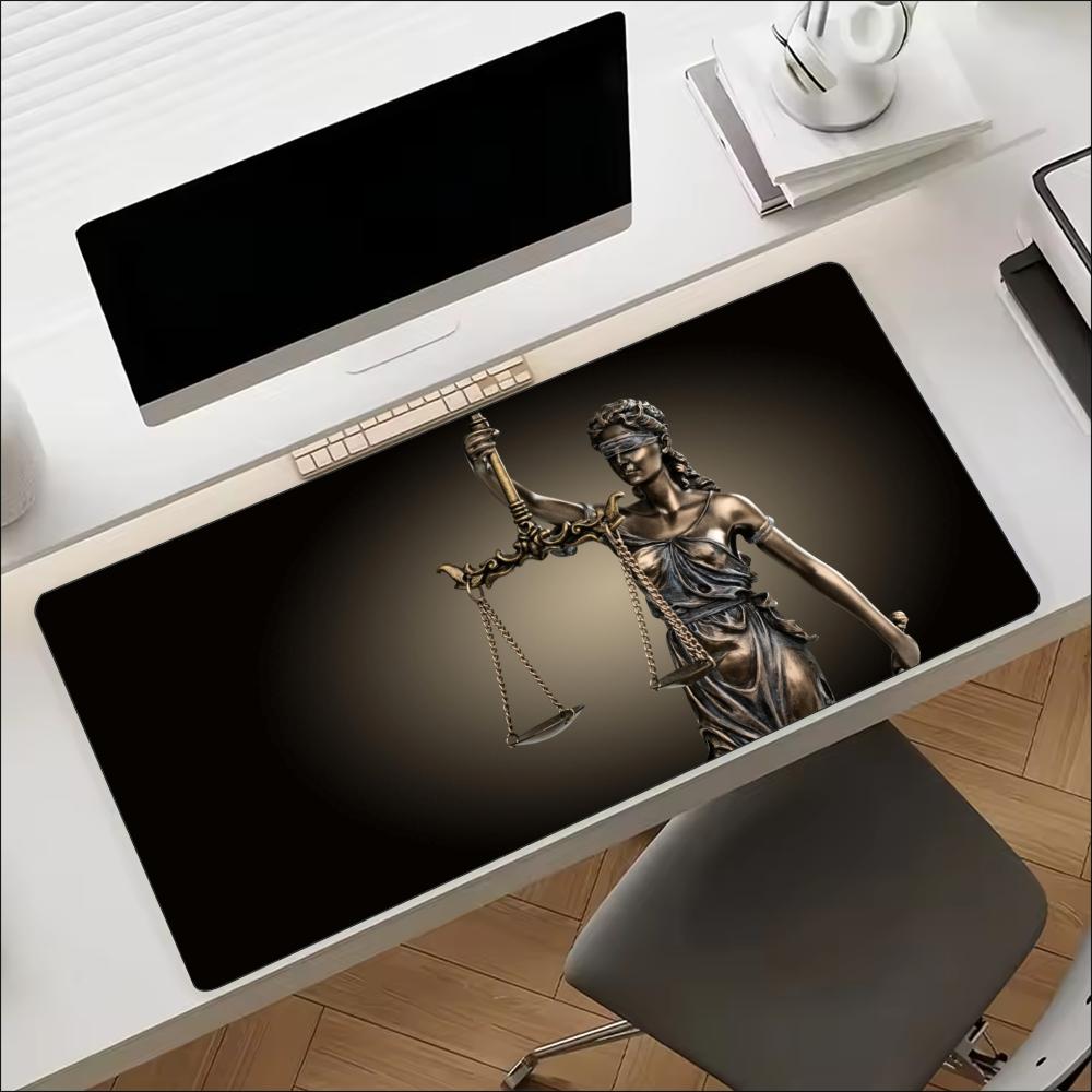 Lady Justice Statue Theme Larg - đánh giá và giá Desk Setup Office