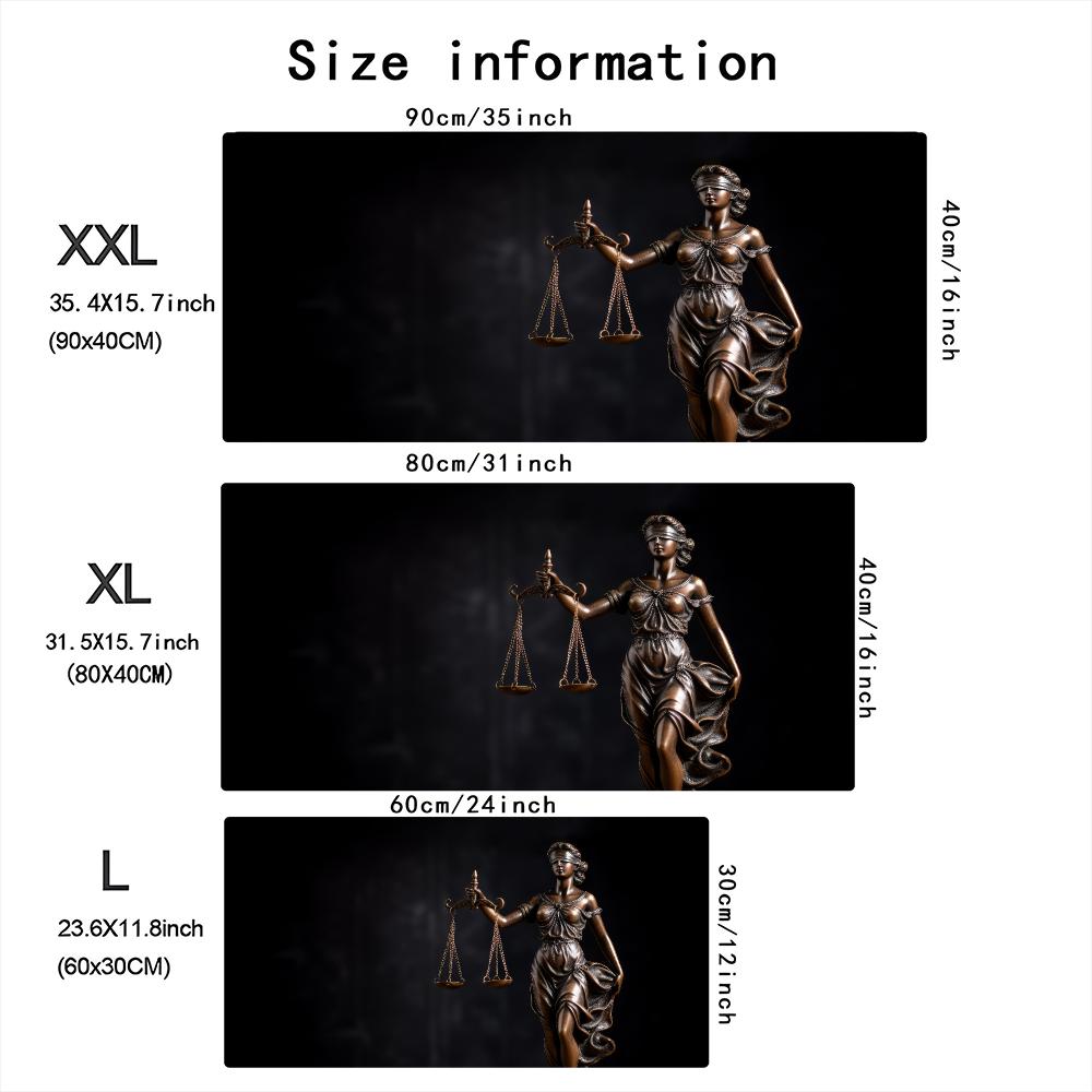 Lady Justice Statue Theme Larg - đánh giá và giá Desk Setup Office