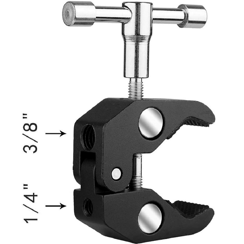 Large Arm Clip Ballhead Clamp  - đánh giá và giá Monitor Arm Clamp