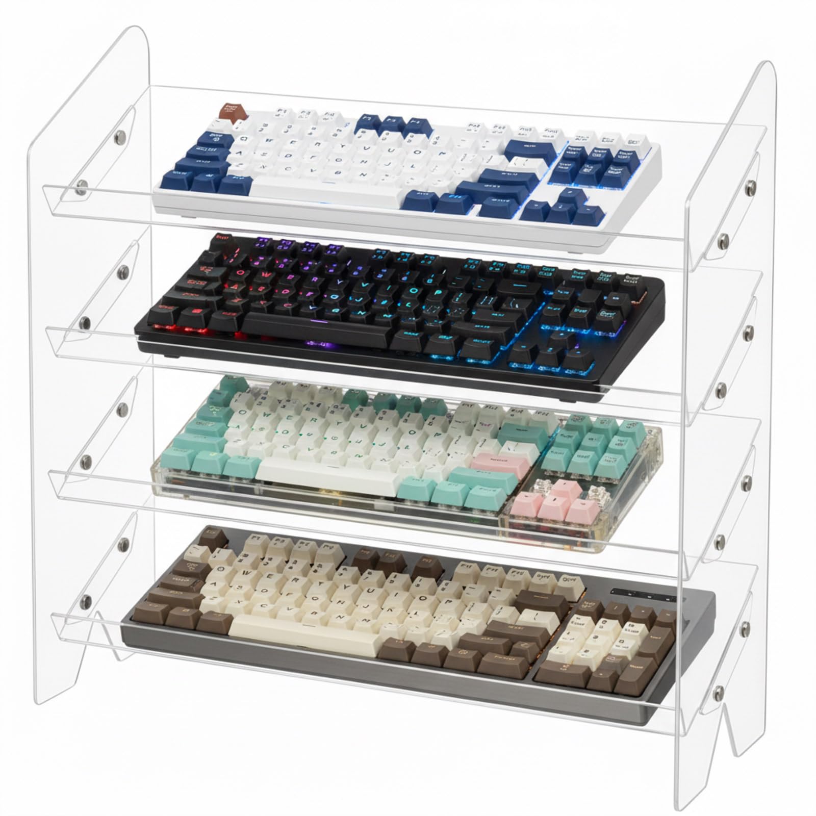Acrylic Keyboard Display Stand - đánh giá và giá Desk Setup Tablet