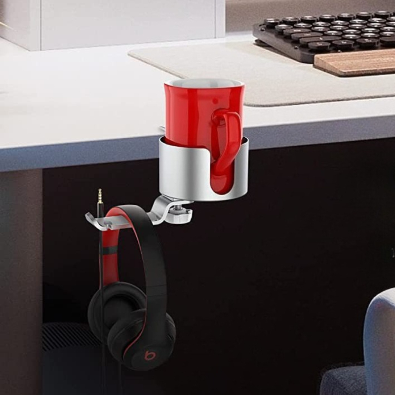 Premium Rotating Cup Holder Al - đánh giá và giá Desk Setup Home Office