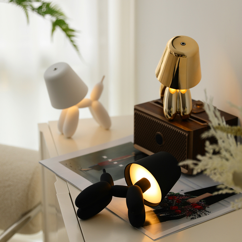 Puppy Table Lamp Robot Balloon - đánh giá và giá Ambient Light Bar Usb