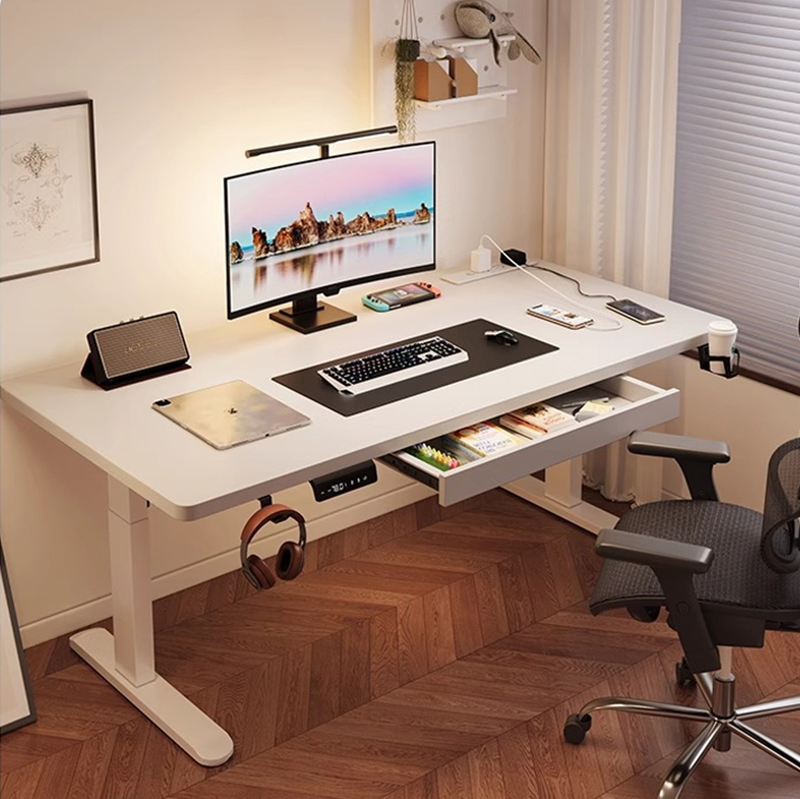 Modern Iron Dual Motor Electri - đánh giá và giá Desk Setup Bedroom