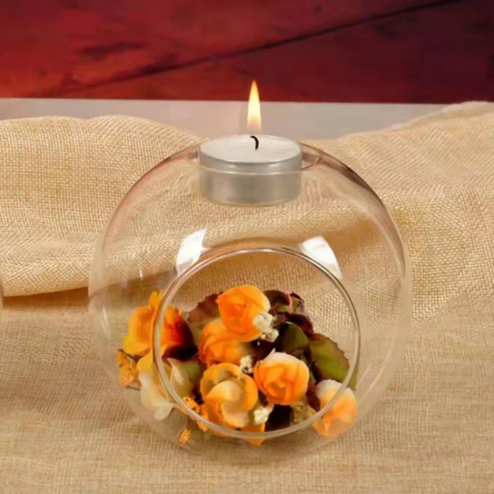 6/12pcs Glass Round Hollow Can - đánh giá và giá Desk Setup Light