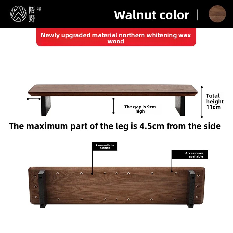 Solid Wood Monitor Riser Stand - đánh giá và giá Desk Setup Office