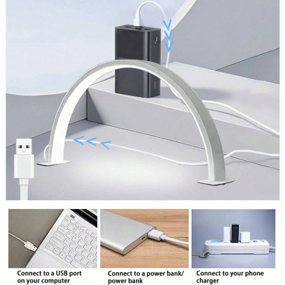 Nail Lamp 40/66CM Fill Light U - đánh giá và giá Desk Setup Light