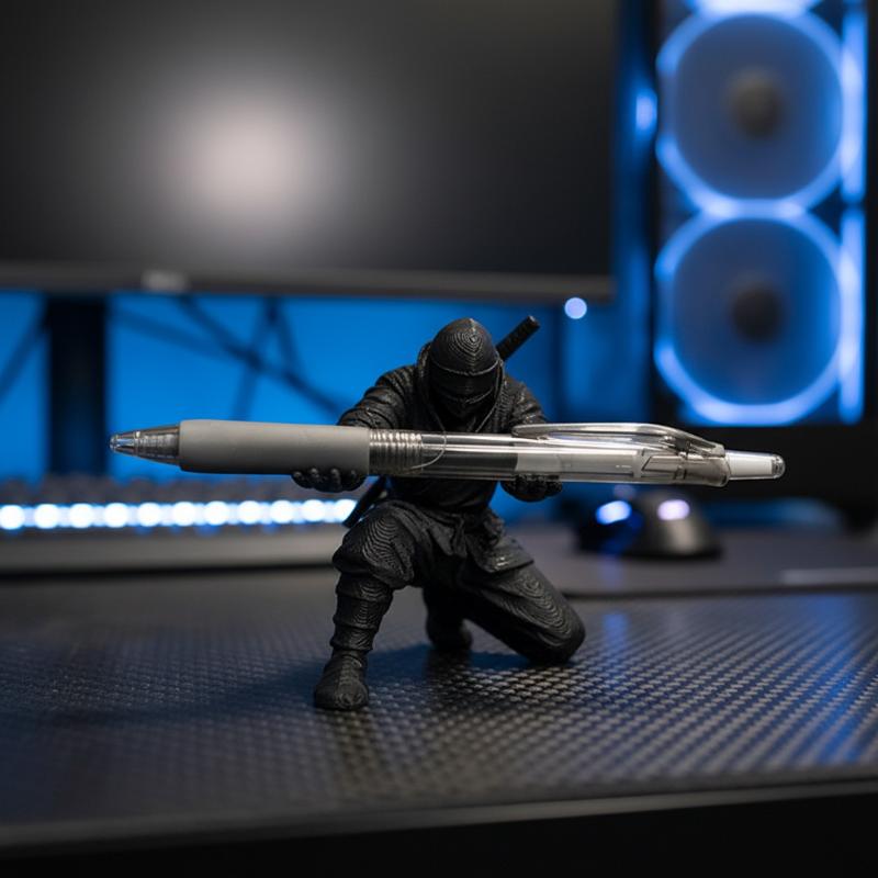 Knight Pen Holder Resin Mediev - đánh giá và giá Desk Setup Home Office