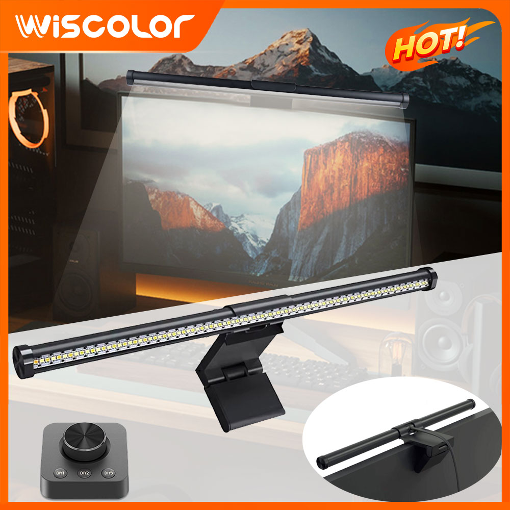 Setup Dimmable Light Bar Monit - đánh giá và giá Desk Setup Tech