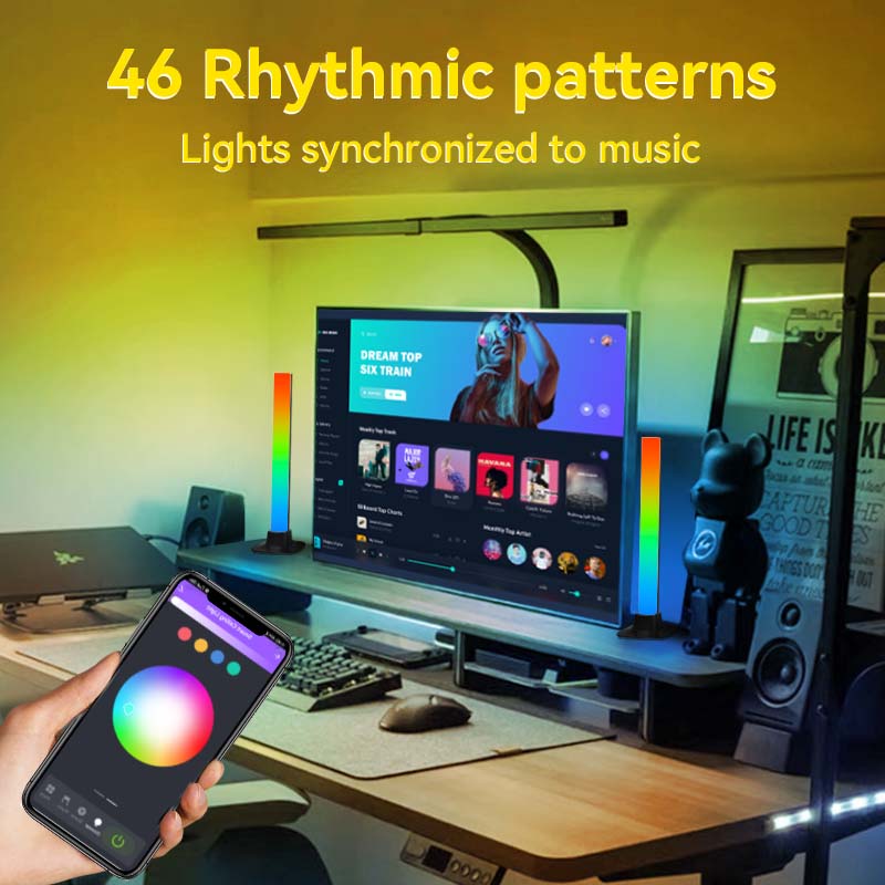 LED Desktop Smart RGB Light Ba - đánh giá và giá Ambient Light Bar Usb