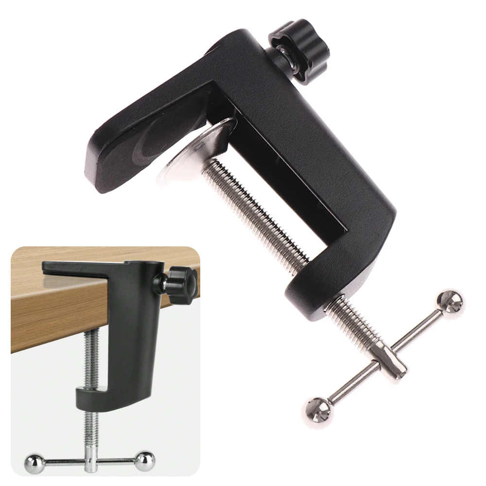 C-Shaped Clip Desk Table Mount - đánh giá và giá Monitor Arm Clamp
