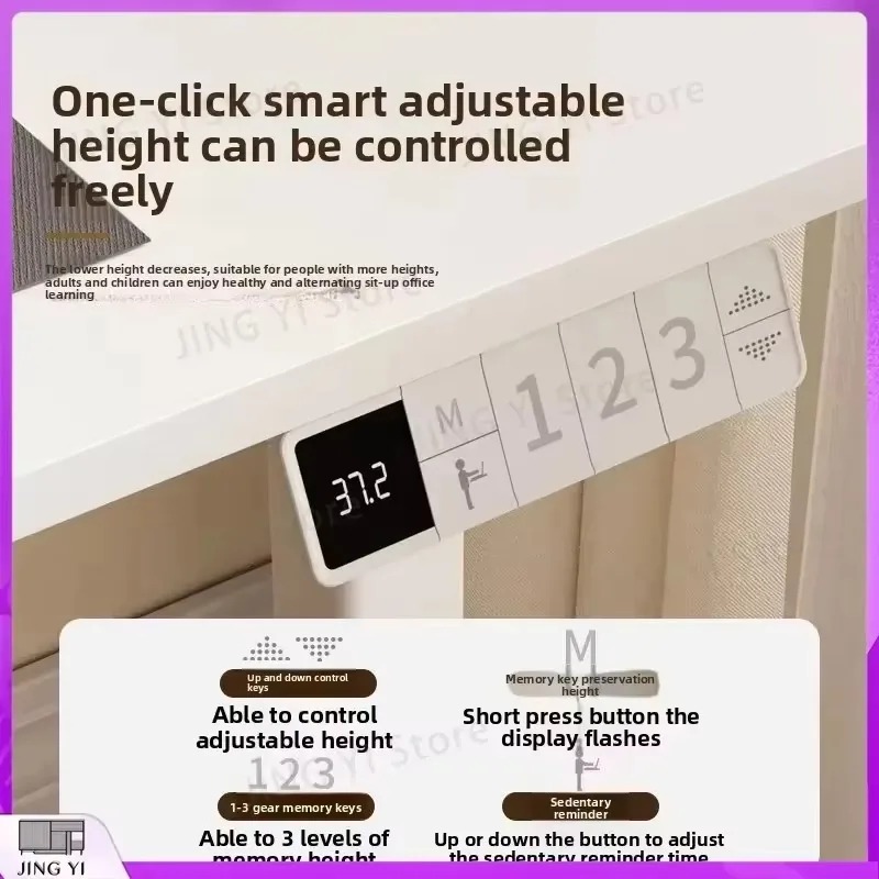 Electric Height Adjustable Sta - đánh giá và giá Desk Setup Bedroom