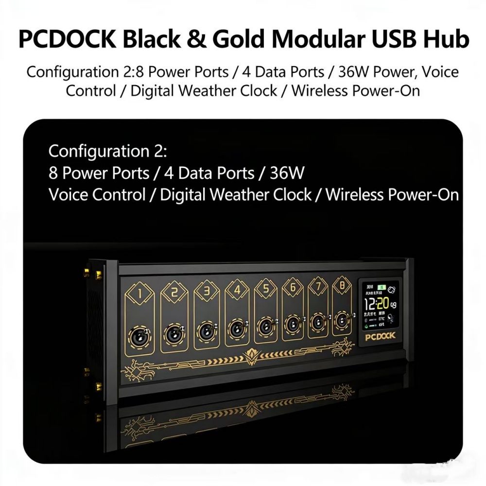 PCDOCK Block USB Desktop Power - đánh giá và giá Desk Setup Tech