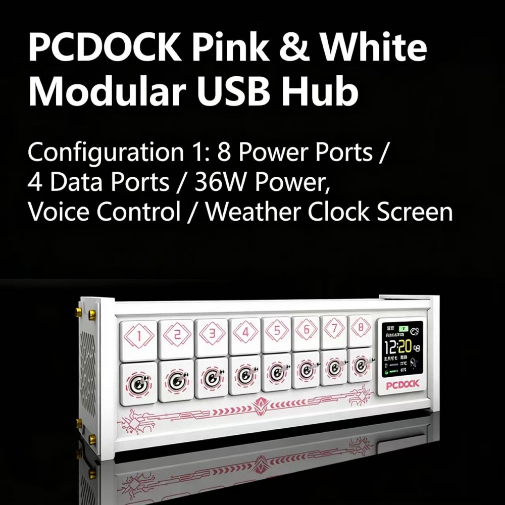 PCDOCK Block USB Desktop Power - đánh giá và giá Desk Setup Tech