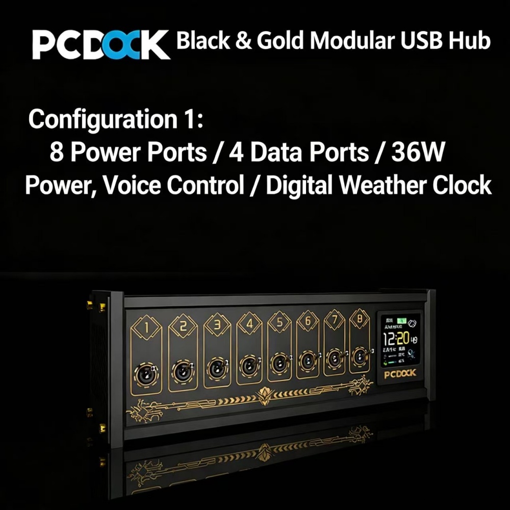 PCDOCK Block USB Desktop Power - đánh giá và giá Desk Setup Tech