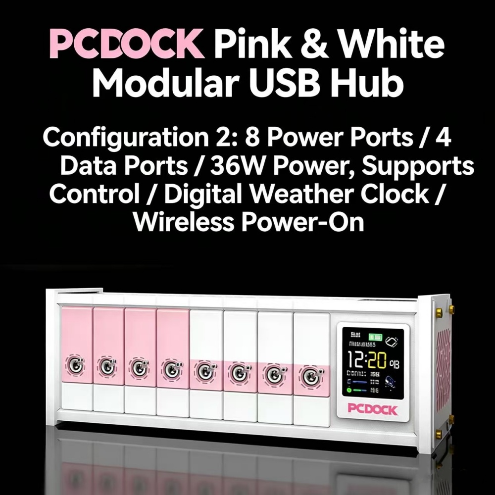 PCDOCK Block USB Desktop Power - đánh giá và giá Desk Setup Tech