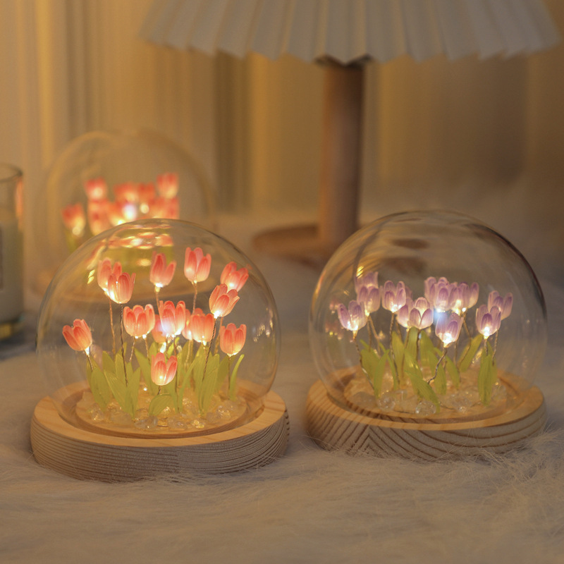 Handmade Tulip Night Lght Hand - đánh giá và giá Desk Setup Light