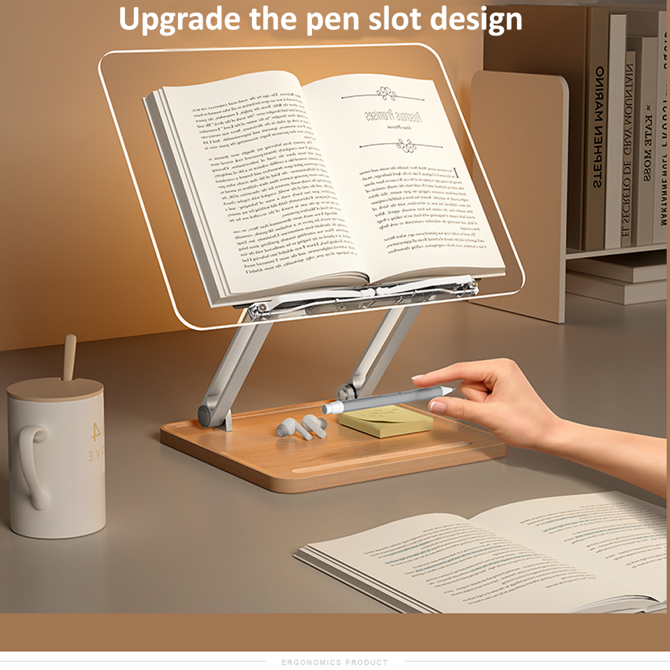 Wooden Reading Stand with Ligh - đánh giá và giá Desk Setup Light