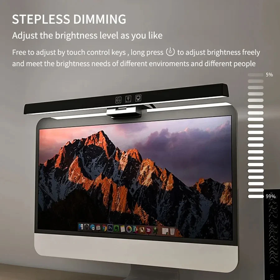 33cm 50cm LED Monitor Light Re - đánh giá và giá Desk Setup Tech