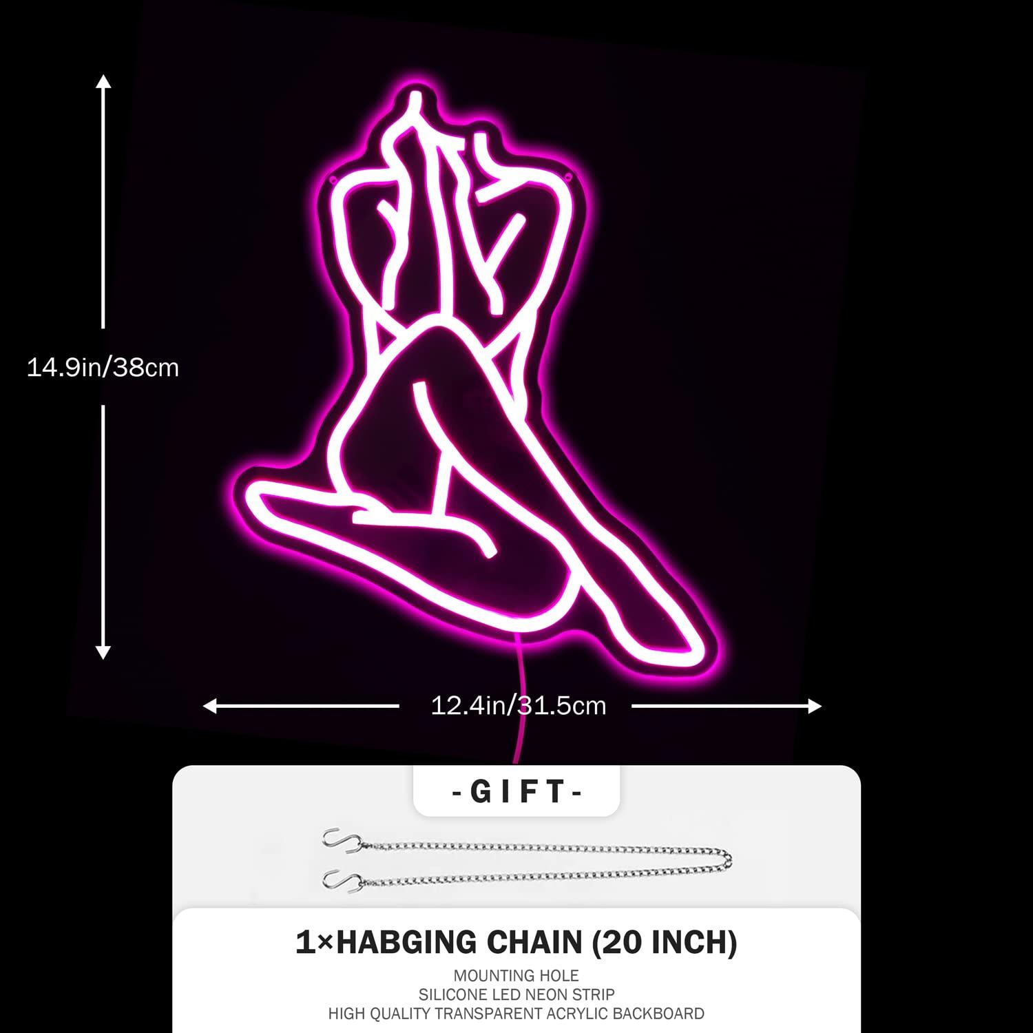 Lady Neon Sign USB Dimmable LE - đánh giá và giá Ambient Light Bar Usb