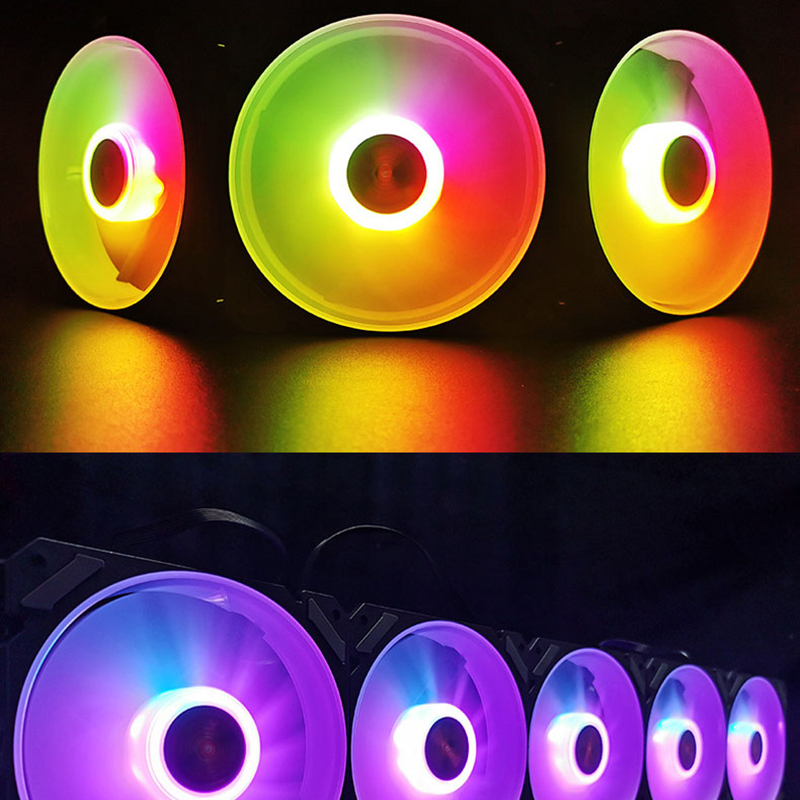 ARGB 120mm Case Fan 5V 3PIN Mo - đánh giá và giá Desk Setup Light