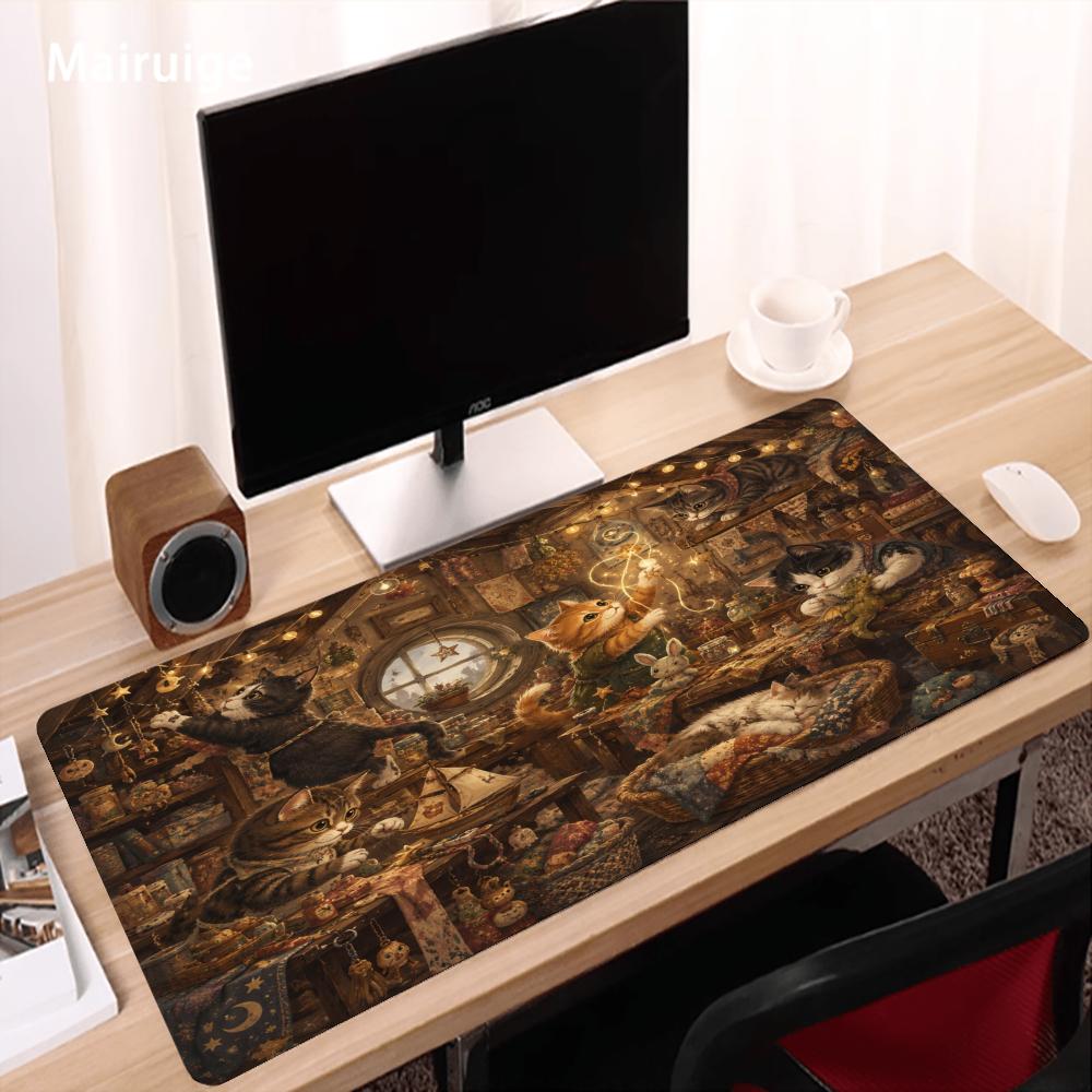 Cats Mouse Pad Anti-slip Desk  - đánh giá và giá Desk Setup Bedroom
