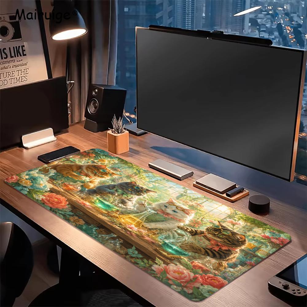 Cats Mouse Pad Anti-slip Desk  - đánh giá và giá Desk Setup Bedroom