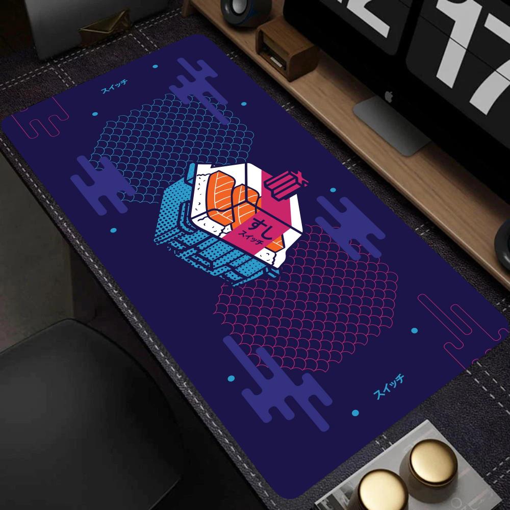 Tech Abstract Pattern Large Mo - đánh giá và giá Desk Setup Tech
