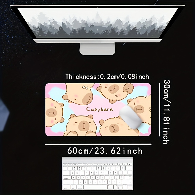 Stylish Cute Cartoon Capybara  - đánh giá và giá Desk Setup Office