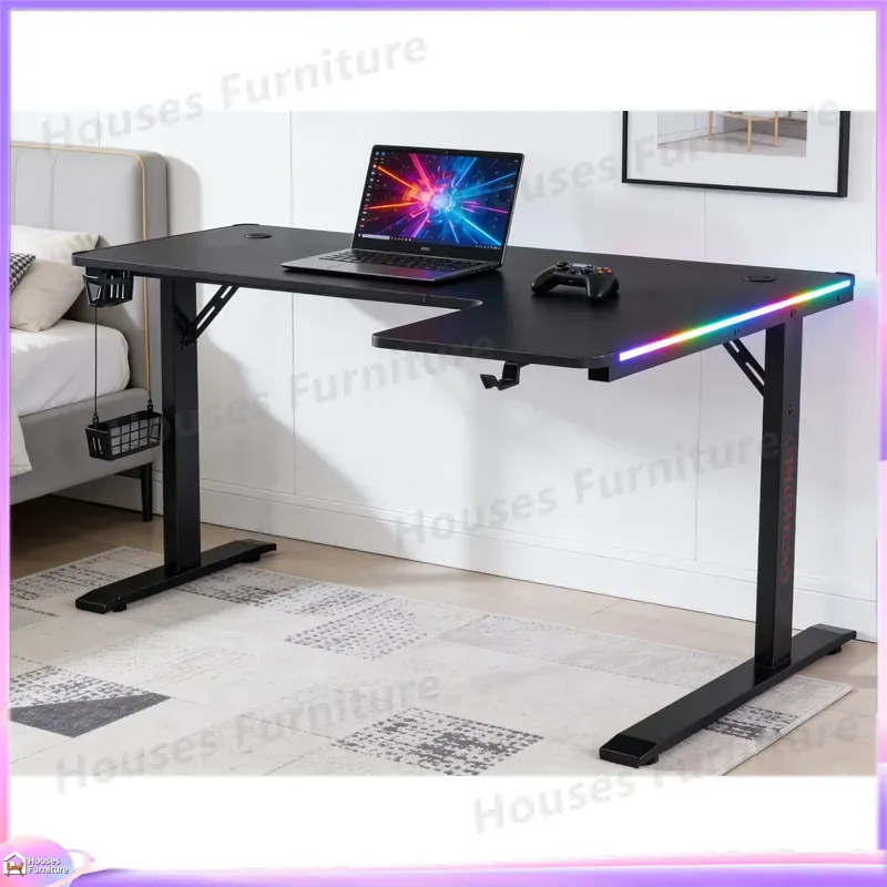 Large 160cm Gaming Desk with L - đánh giá và giá Desk Setup Office
