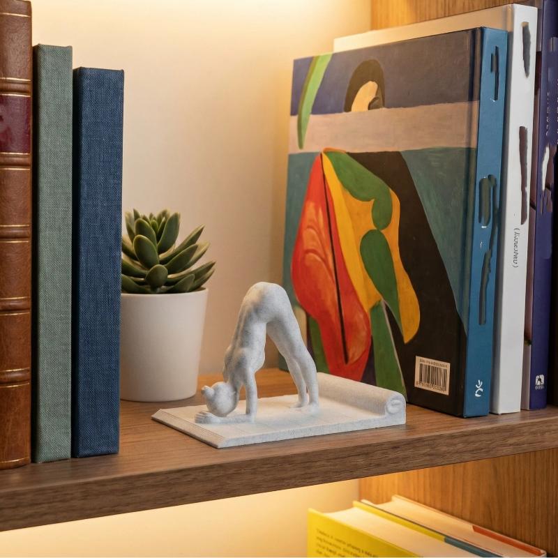 3D Printed Yoga Girl Phone Sta - đánh giá và giá Desk Setup Home Office