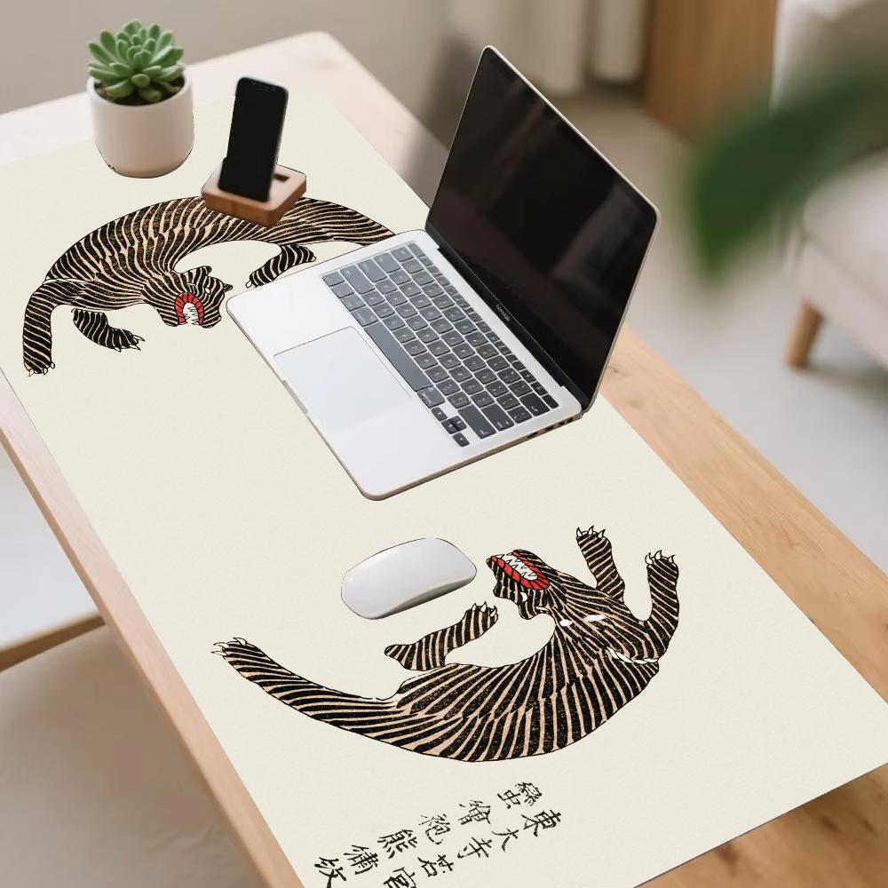 Striped Tiger Mousepad Speed O - đánh giá và giá Desk Setup Office