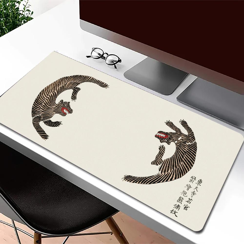 Striped Tiger Mousepad Speed O - đánh giá và giá Desk Setup Office